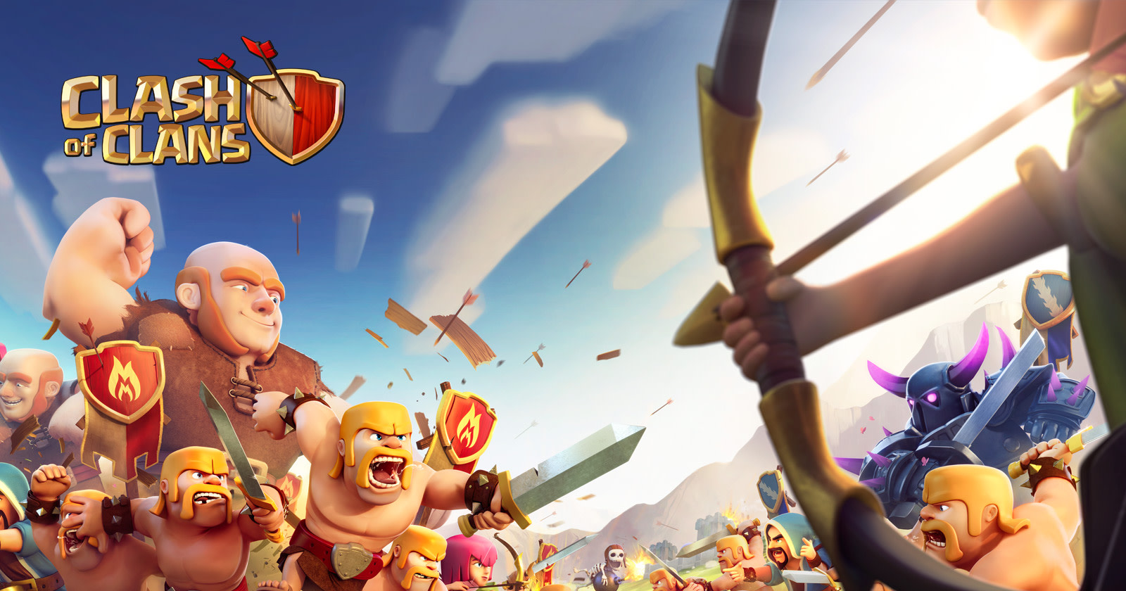 Герои Clash of Clans на поле сражения